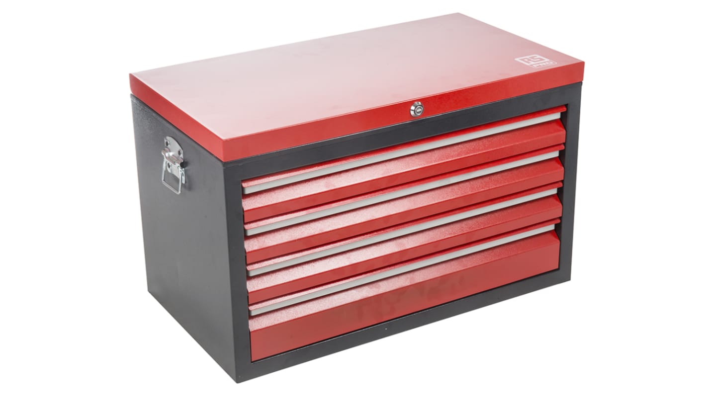 Coffret à outils RS PRO en Acier 4 tiroirs