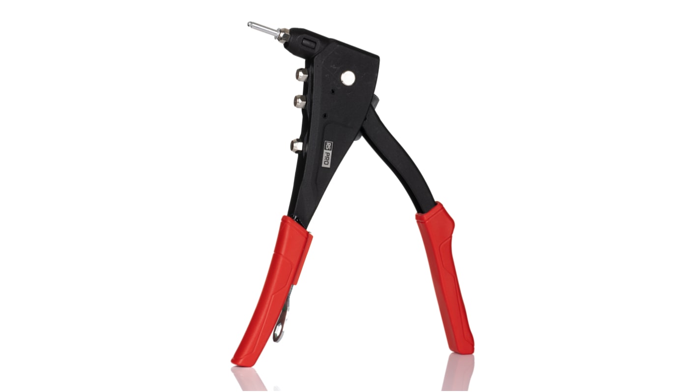 Pinza per rivettatura RS PRO, per rivetti da 2.4mm a 4.8mm