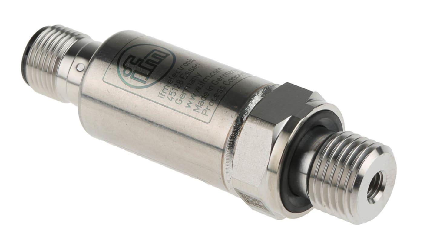 ifm electronic Pressure Sensor, 0bar Min, 25bar Max, Analogue Output, Relative Reading