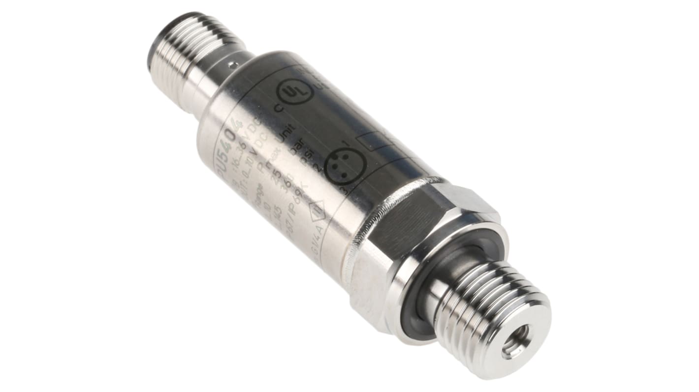 ifm electronic G1/4 Relativ Drucksensor 0bar bis 10bar, Analog 0 → 10 V, für Gas, Flüssigkeit