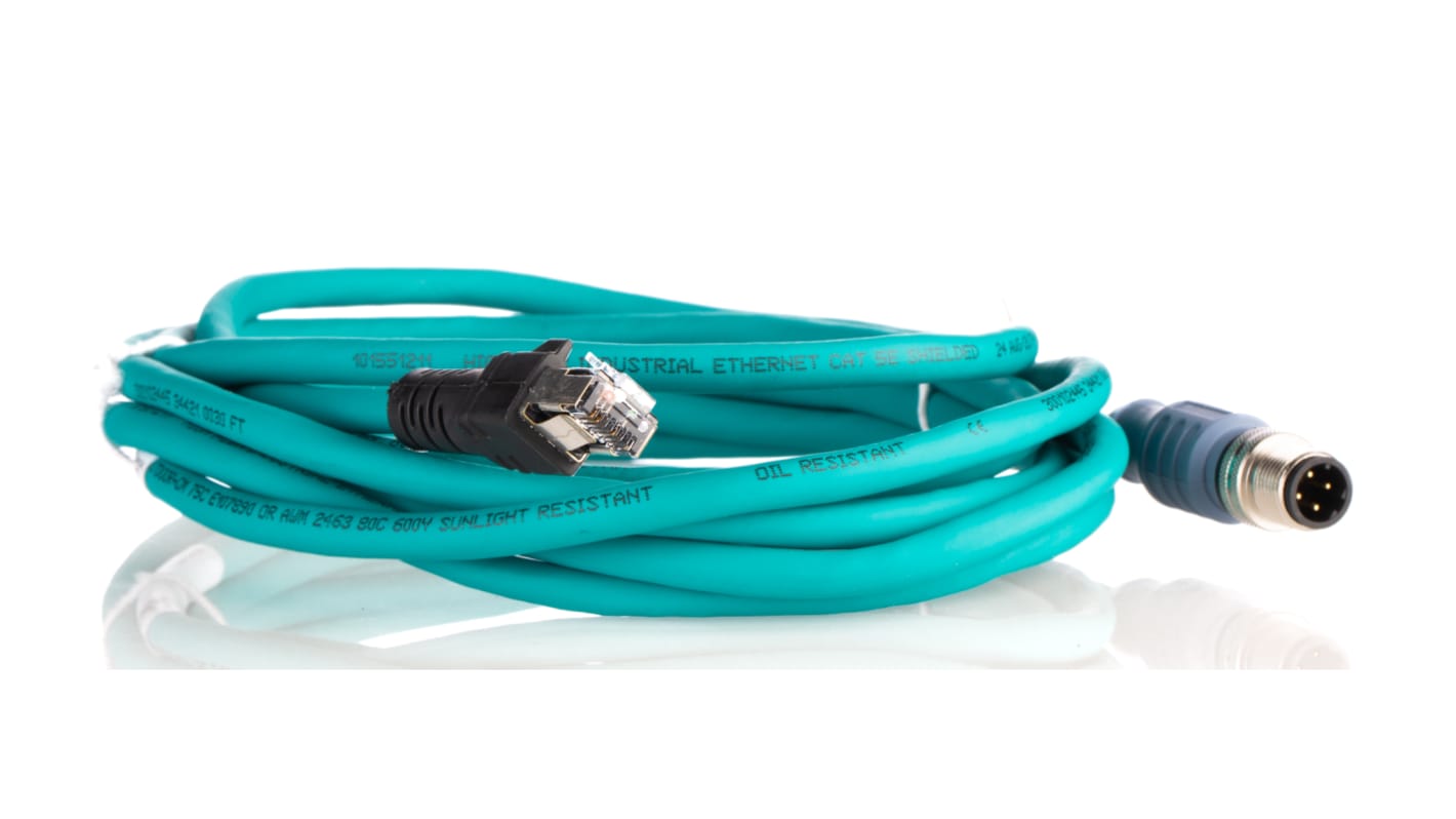 Kabel Ethernet Cat5e długość 3m Z zakończeniem Turck TPE