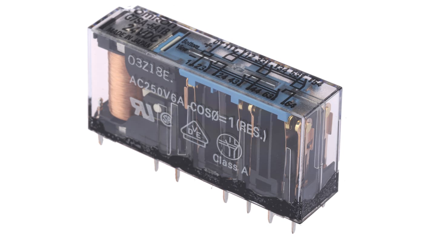 オムロン セーフティリレー, 24V dc, G7SA-5A1B 24VDC | RS オムロン セーフティリレー, 24V dc, G7SA-5A1B 24VDC | RS