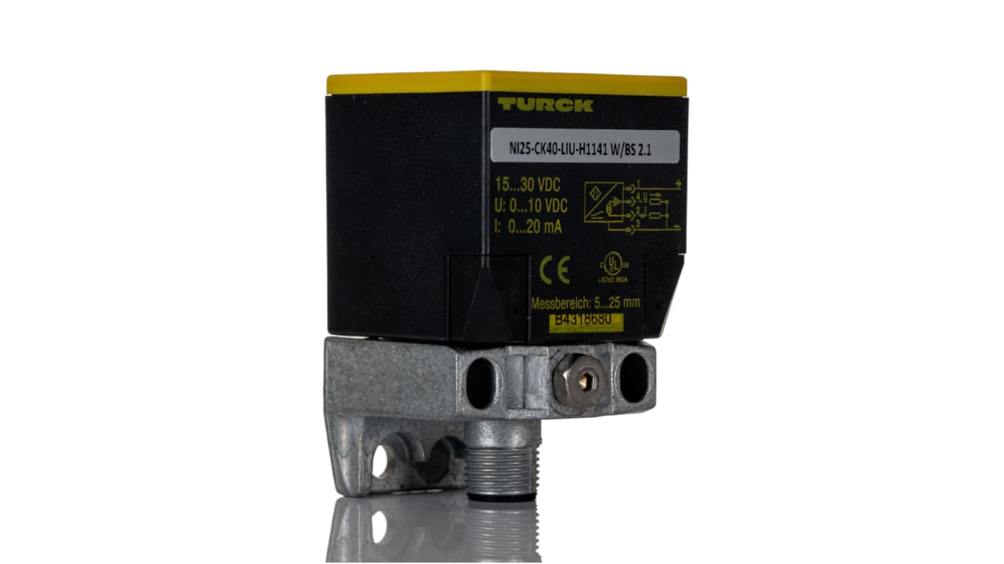 Rs-Online Sensore di prossimità a parallelepipedo Turck M12 rilevamento 25 mm 15 → 30 V c.c