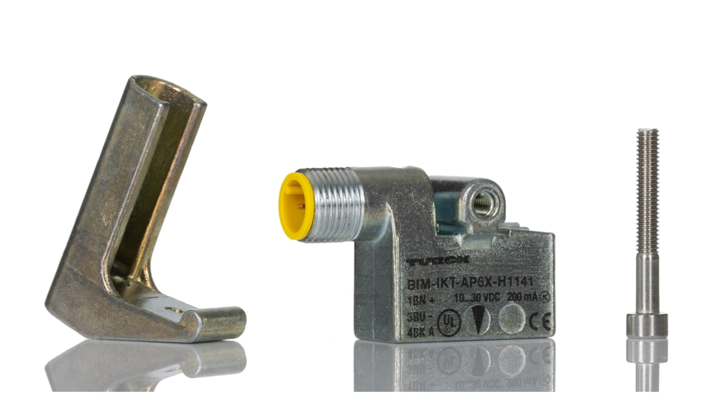 Turck Inductive Rectangular Proximity Sensor, M12, PNP NO, 10 → 30 V dc