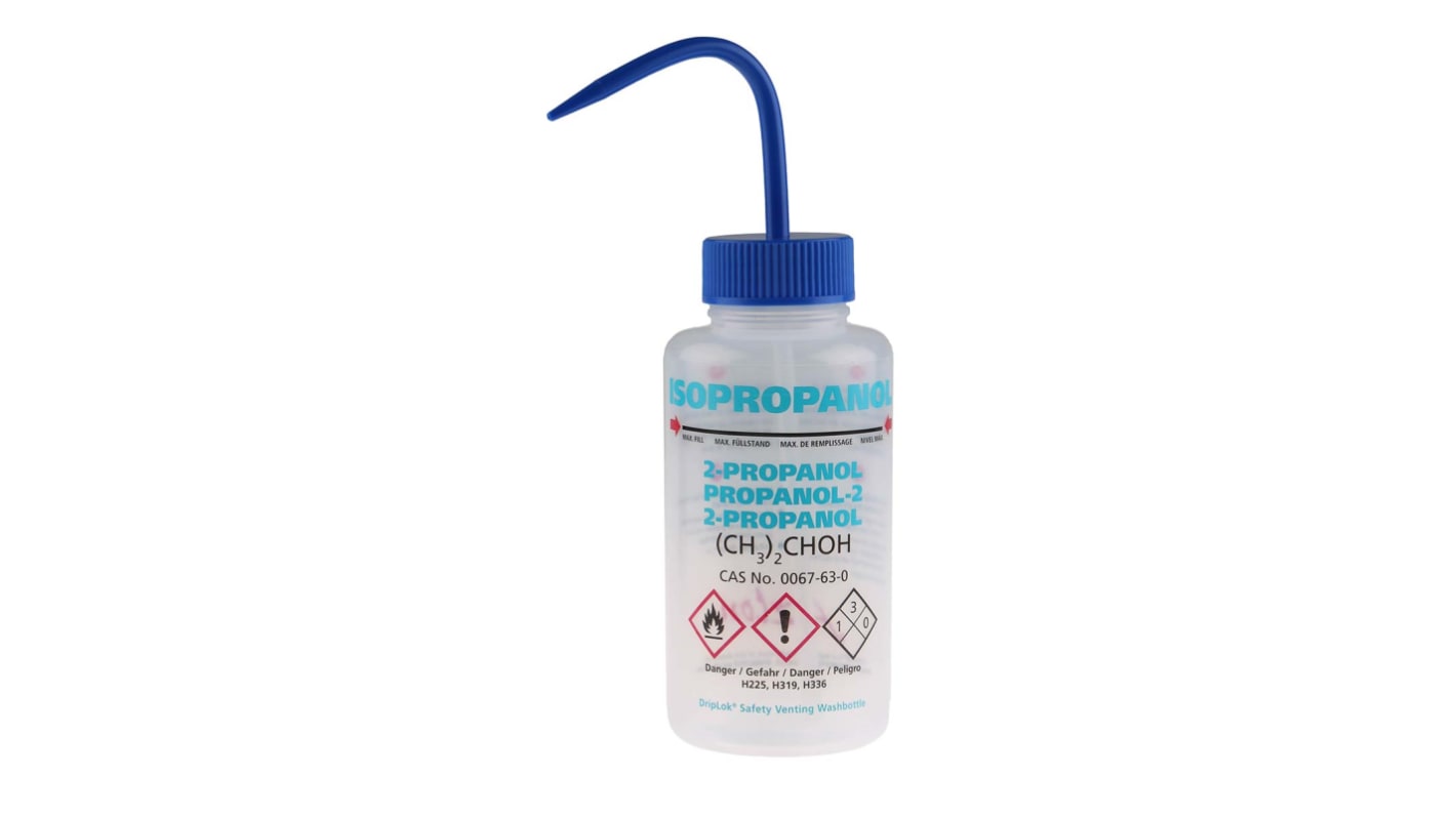 RS PRO LDPE Laborflasche 500ml Spritzflasche Weithalsig