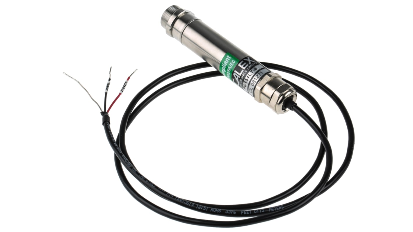 Calex PC151LT-0 mA Output Signal Infrared Temperature Sensor, 1m Cable, -20°C to +100°C