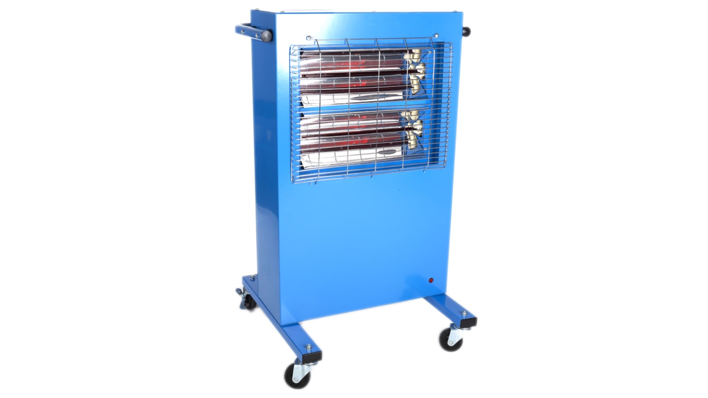 RS PRO 3kW Infrared Heater, Portable, Type G - British 3-pin