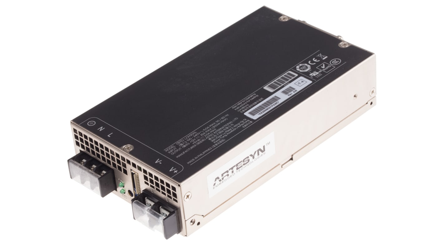 Artesyn 310W开关电源, 12V 直流, 25A, 底盘安装