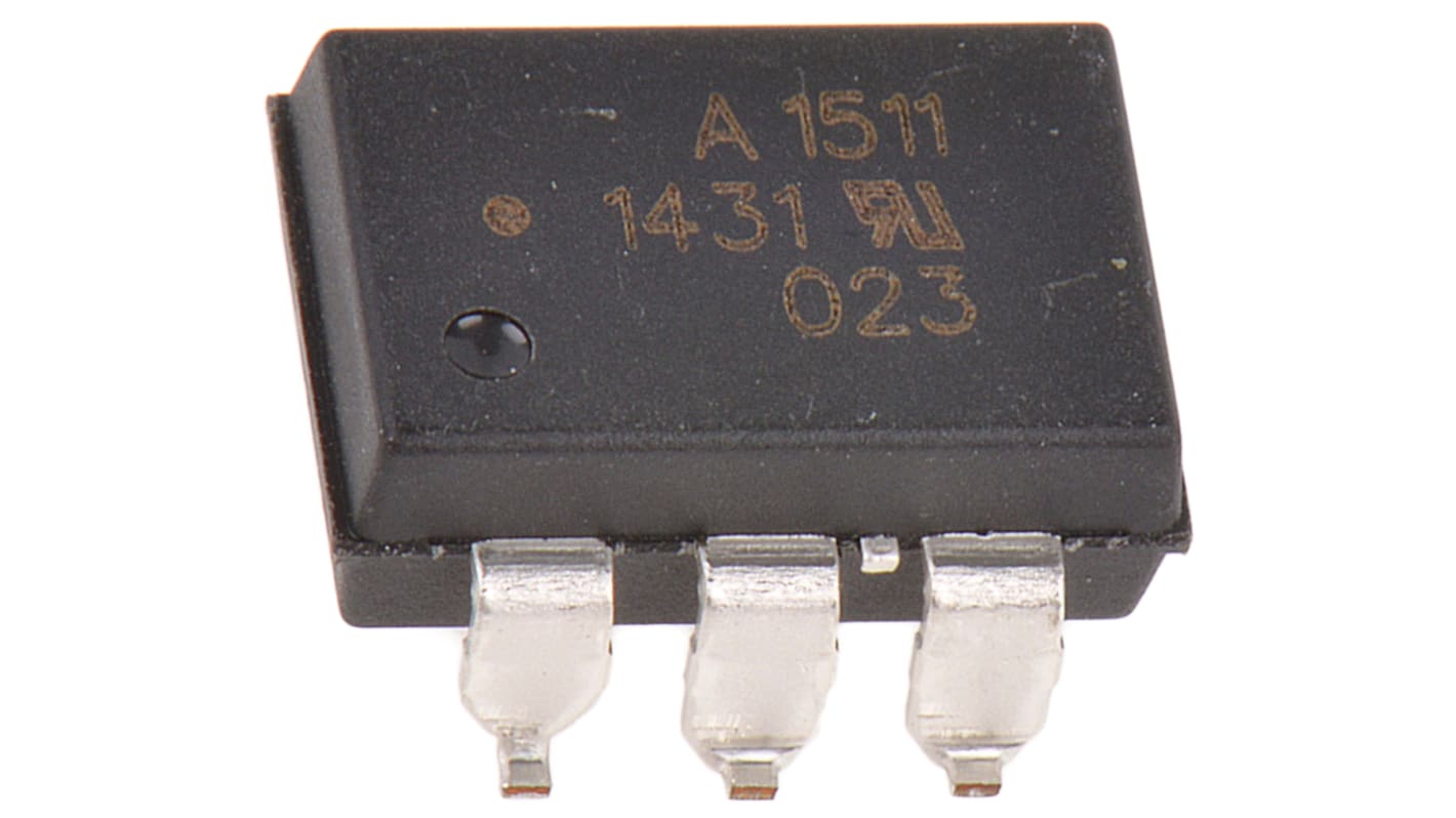 Relé de estado sólido Broadcom ASSR-15XX de 1 polo, contactos SPST, control 0 → 0,8 V, carga -60 → +60V,