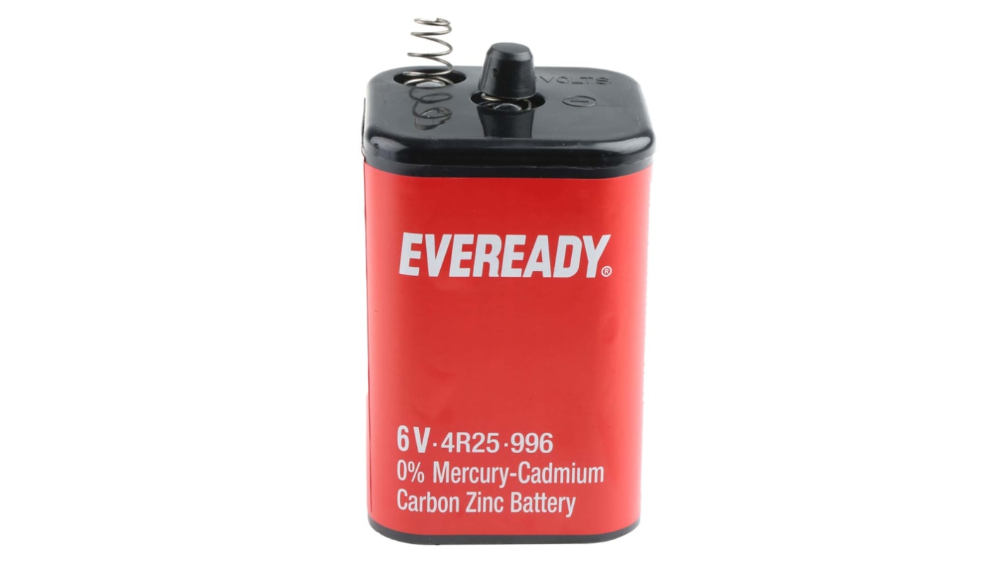 Eveready 996 6V, 11Ah Zinc Chloride Lantern Battery