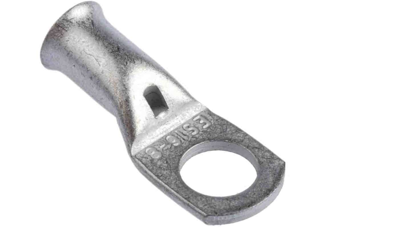 RS PRO Uninsulated Ring Terminal, 8mm Stud Size, 16mm² to 16mm² Wire Size, Natural