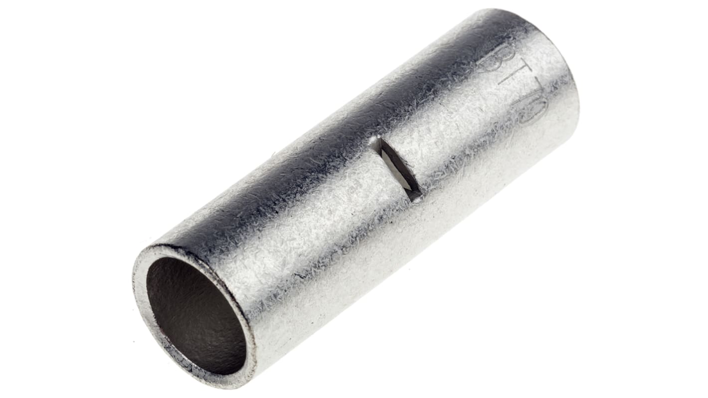 RS PRO Butt Wire Splice Connector, Uninsulated, Tin 70 mm²