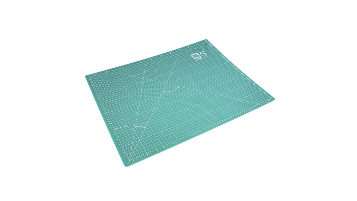 Tapis de découpe RS PRO Vert, 600mm x 450mm 10mm