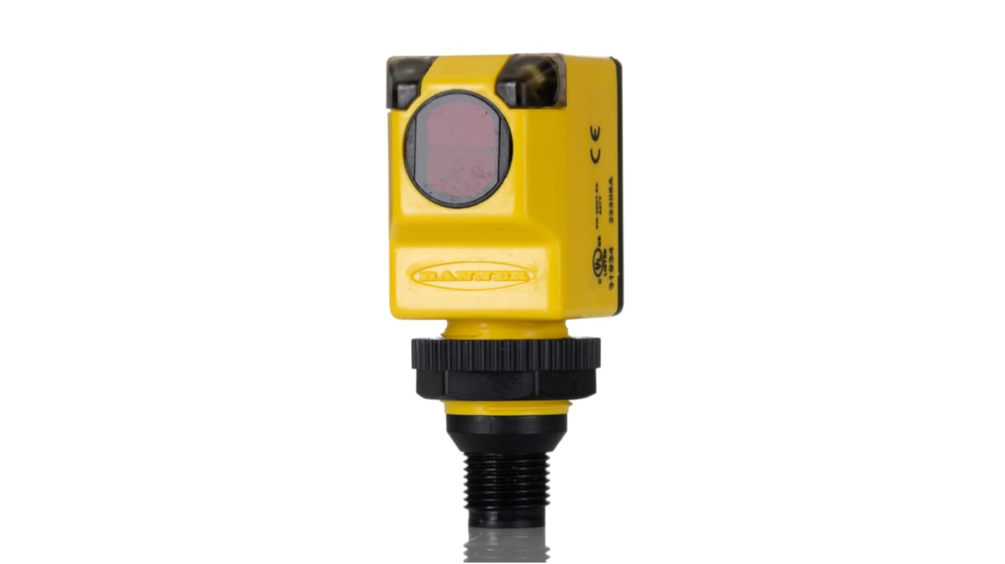Rs-Online Sensore fotoelettrico Rettangolare Banner a retroriflessione rilevamento 2 m uscita PNP