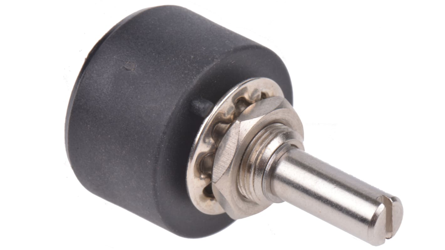 RS PRO 5kΩ Rotary Potentiometer 1-Gang Panel Mount