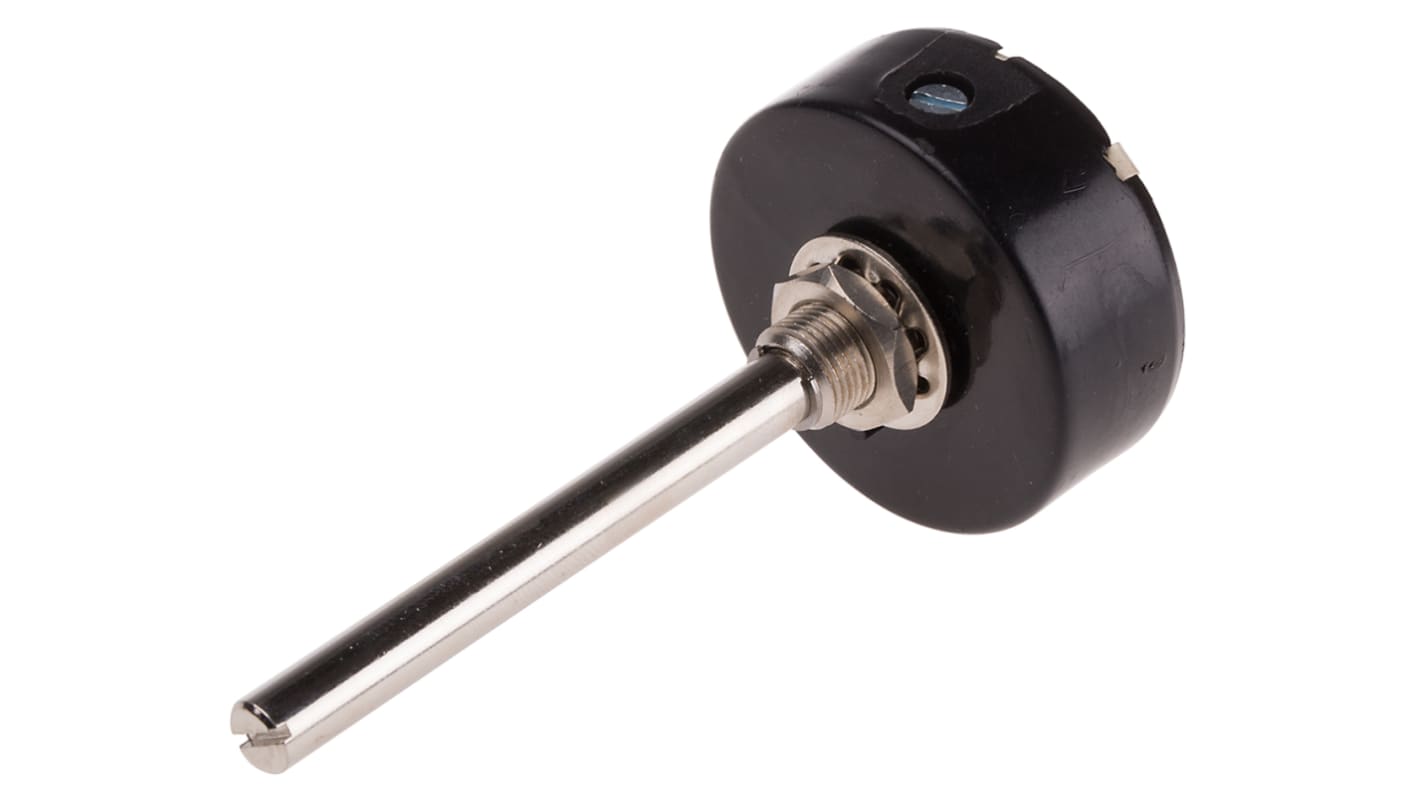 RS PRO 2kΩ Rotary Potentiometer 1-Gang Panel Mount