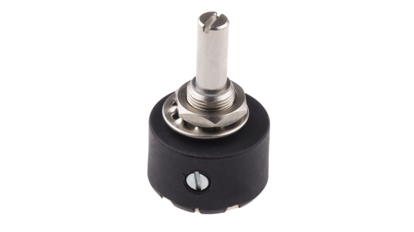 RS PRO 100Ω Rotary Potentiometer 1-Gang Panel Mount