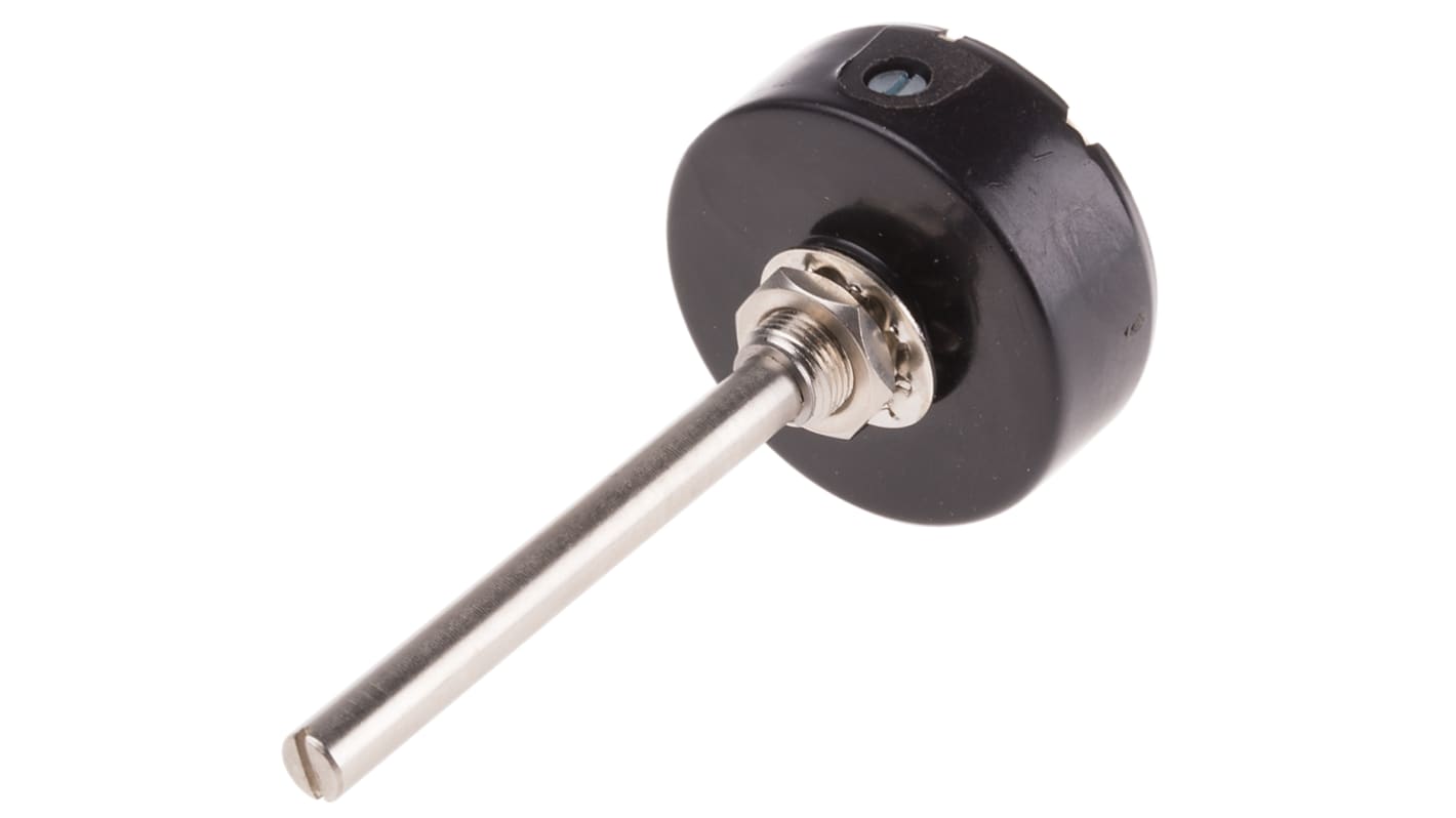 RS PRO 10kΩ Rotary Potentiometer 1-Gang Panel Mount