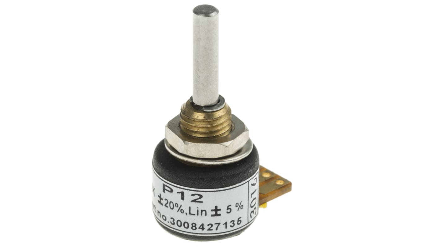 RS PRO, Tafelmontage  Dreh Potentiometer 2kΩ ±20% / 0.5W , Schaft-Ø 3,18 mm