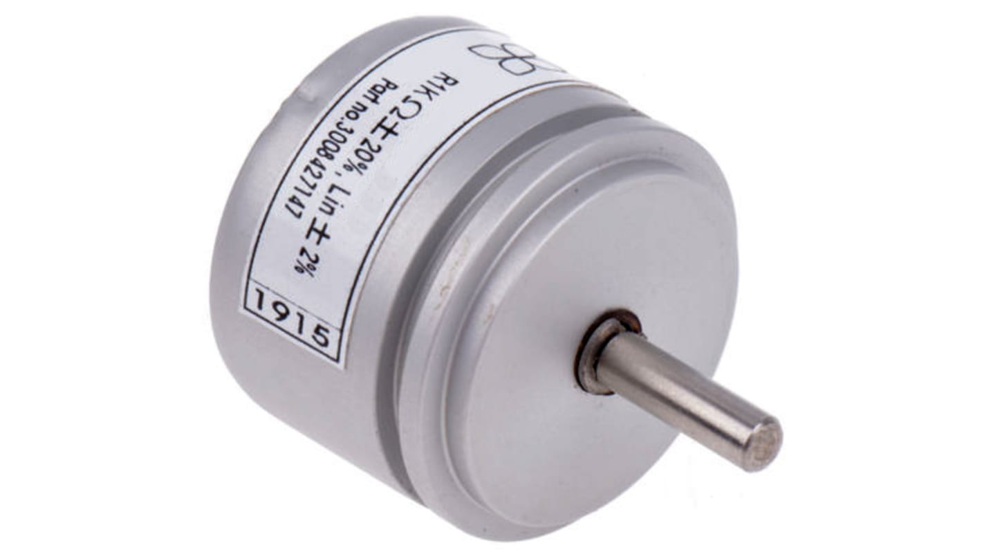 RS PRO 1kΩ Rotary Potentiometer 1-Gang Panel Mount