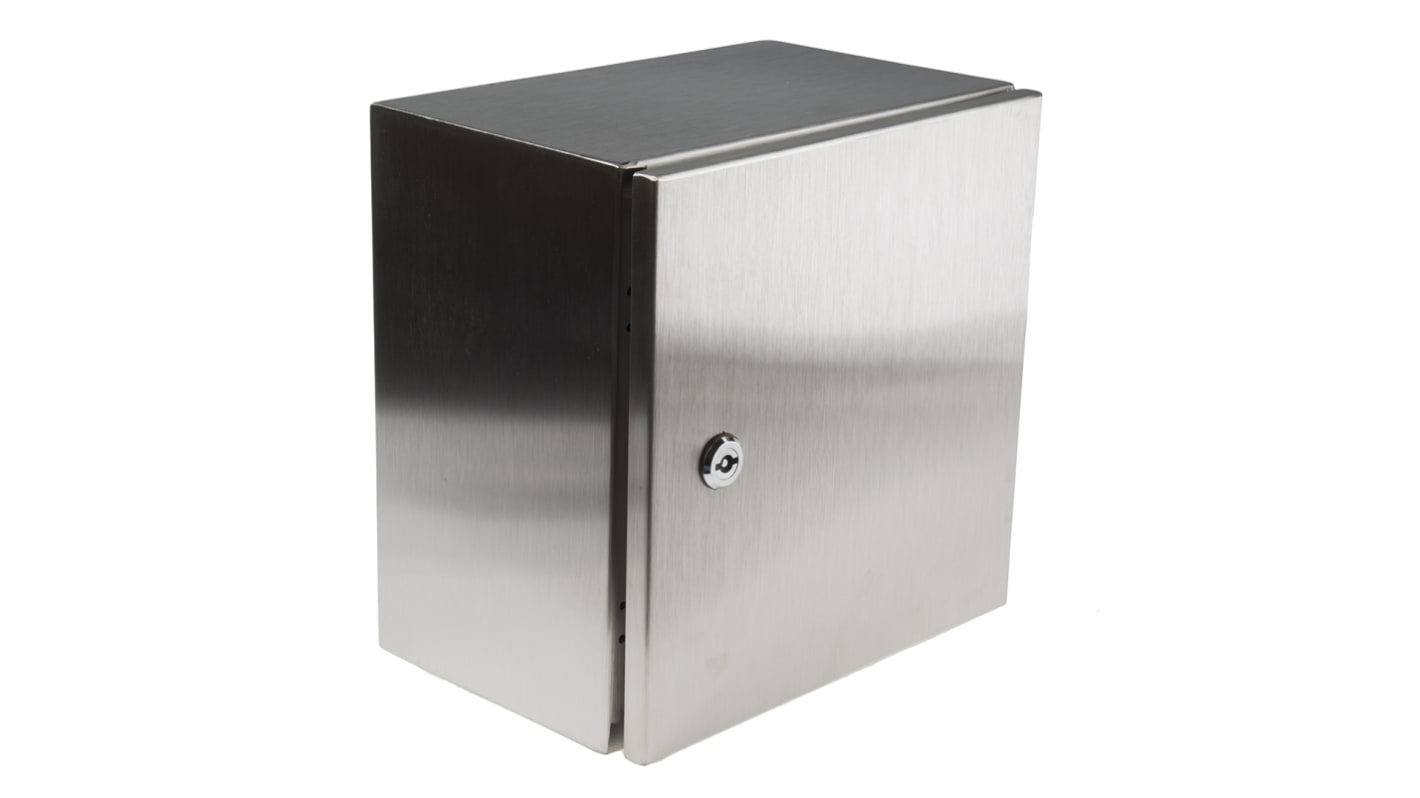 RS PRO 304 Stainless Steel Wall Box IP66 300 mm x 300 mm x 200mm