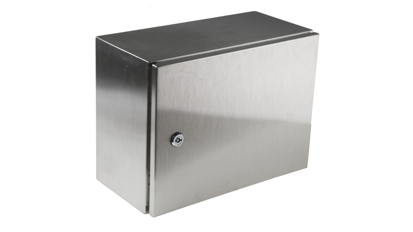Contenitore a parete RS PRO in Acciaio inox 400 x 300 x 200mm, col. , IP66