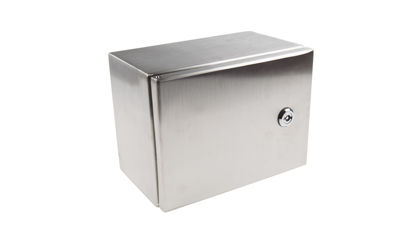 Coffret mural RS PRO en Acier inoxydable 304, diamètre extérieur 240 x 180 x 150mm, IP66