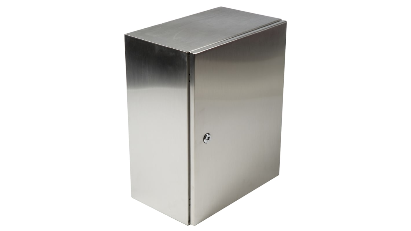RS PRO 304 Stainless Steel Wall Box, IP66, 360 mm x 240 mm x 150mm