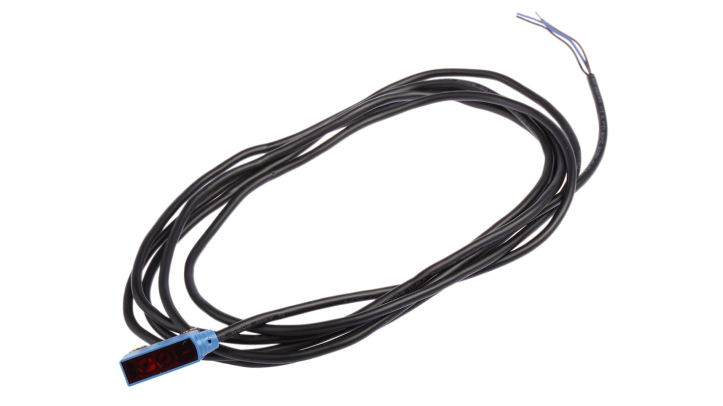 Rs-Online Sensore fotoelettrico Rettangolare SICK a soppressione di sfondo rilevamento 1 mm → 36 mm uscita PNP