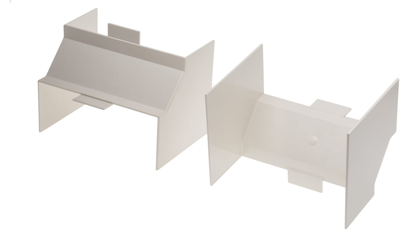 RS PRO Halogen Free PC/ABS Cable Trunking Accessory, 150 x 65mm