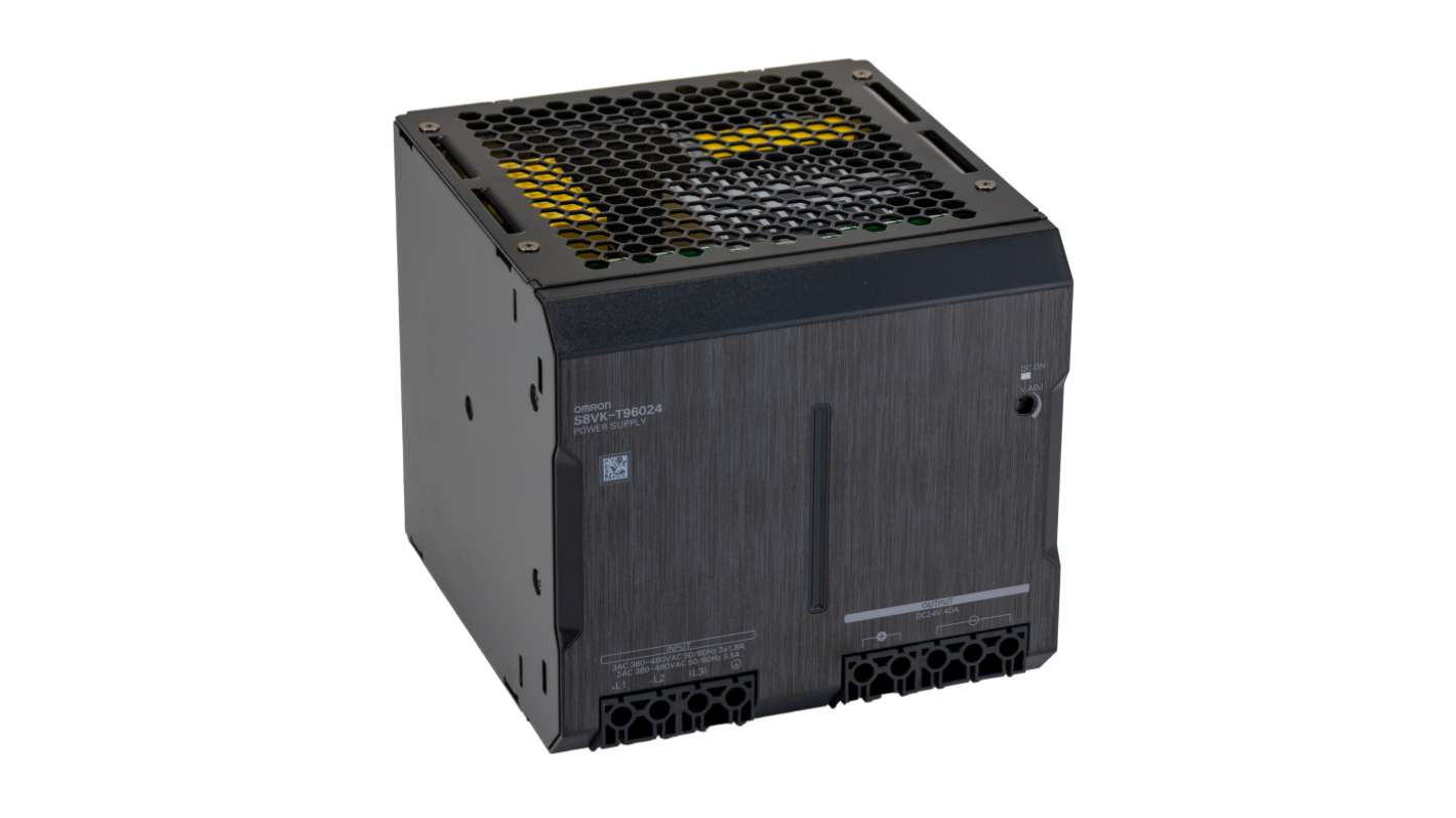 Alimentatore a montaggio su guida DIN Omron, 24V cc, 40A, 380 → 480V ca, 960W