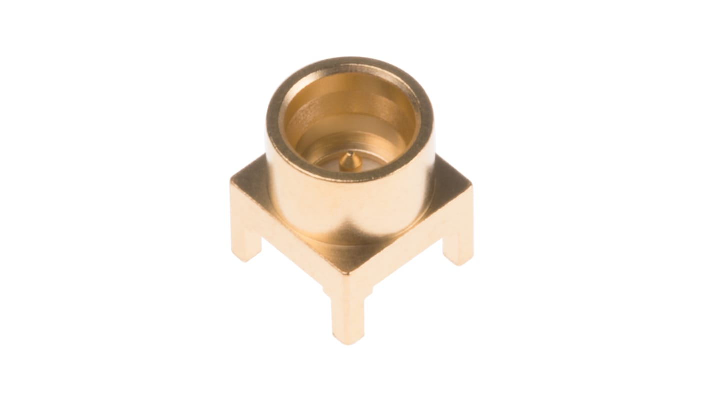 Radiall, Plug Panel Mount SMP Connector, 50Ω, Solder Termination, Straight Body