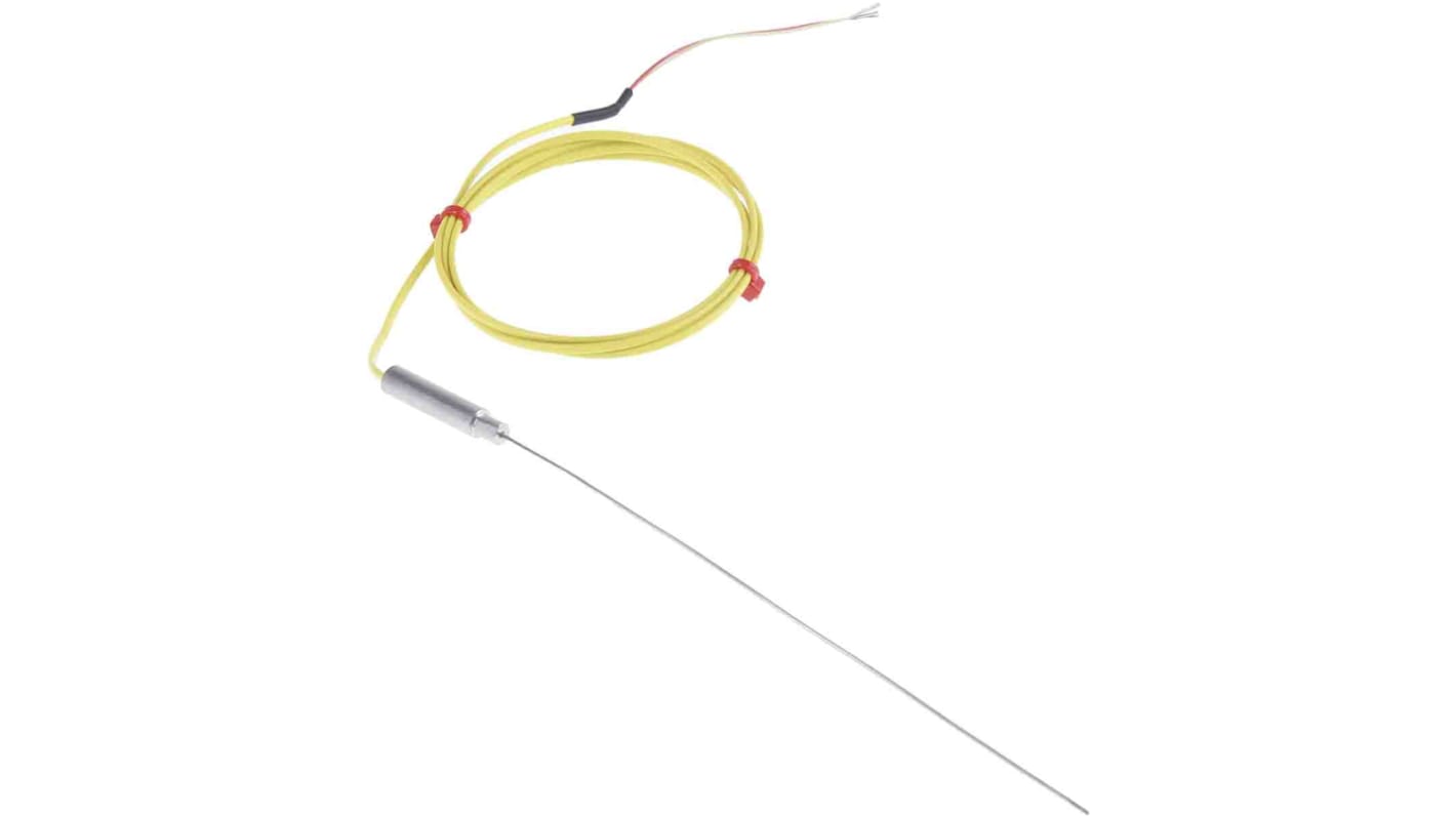 RS PRO Type K Mineral Insulated Thermocouple 150mm Length, 1mm Diameter → +750°C