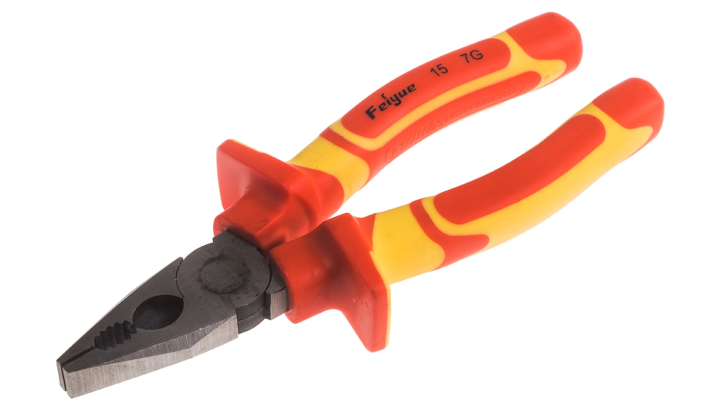 RS PRO Combination Pliers, 180 mm Overall, VDE/1000V