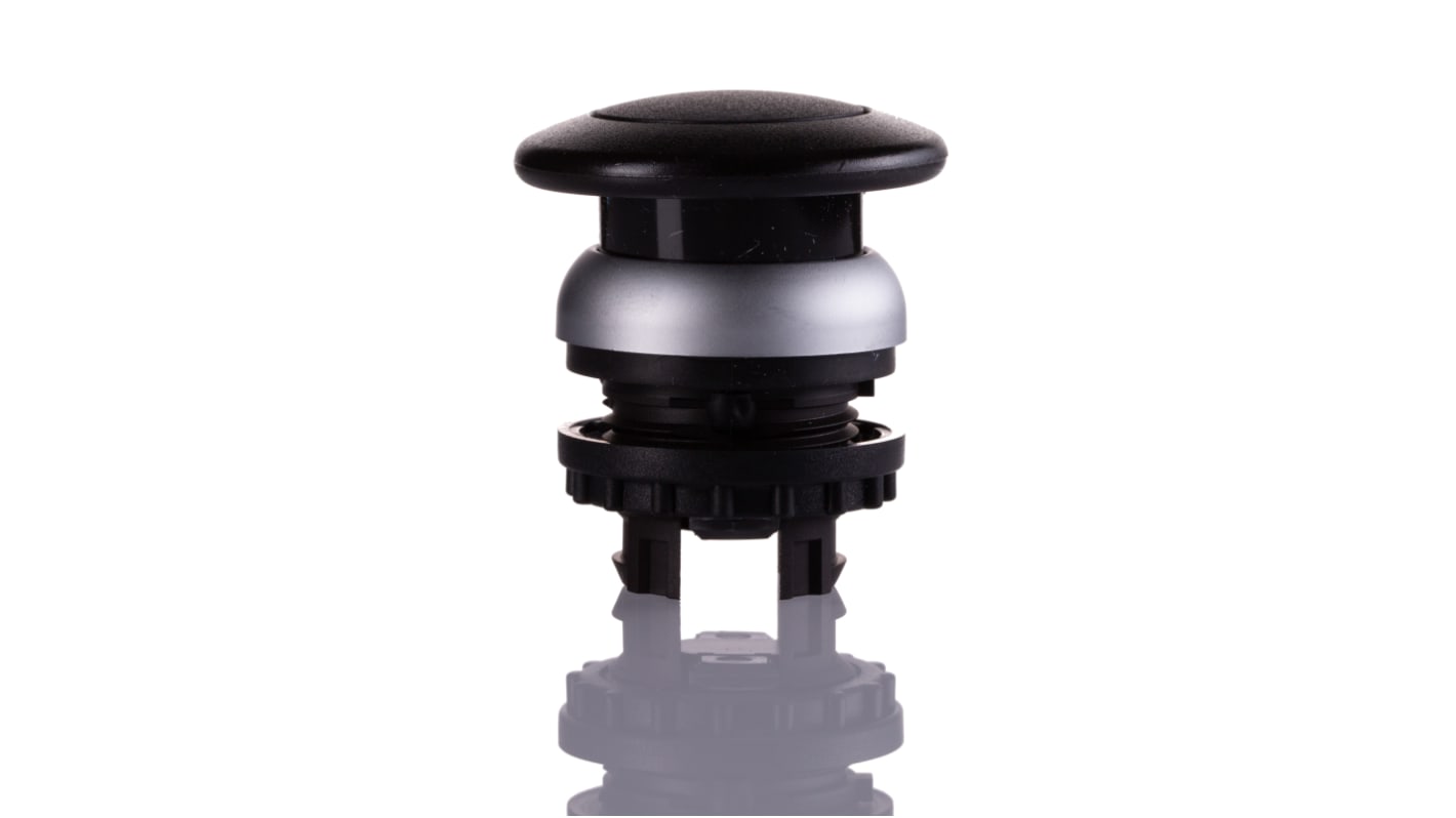 Eaton RMQ Titan M22 Series Black Momentary Push Button Head, 22mm Cutout, IP67