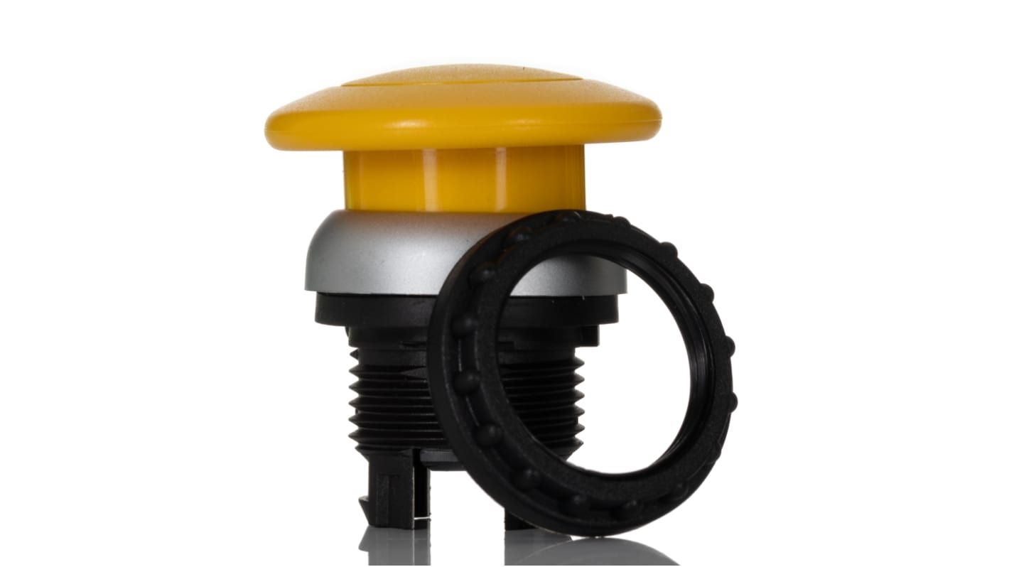 Eaton RMQ Titan M22 Series Yellow Momentary Push Button Head, 22mm Cutout, IP67