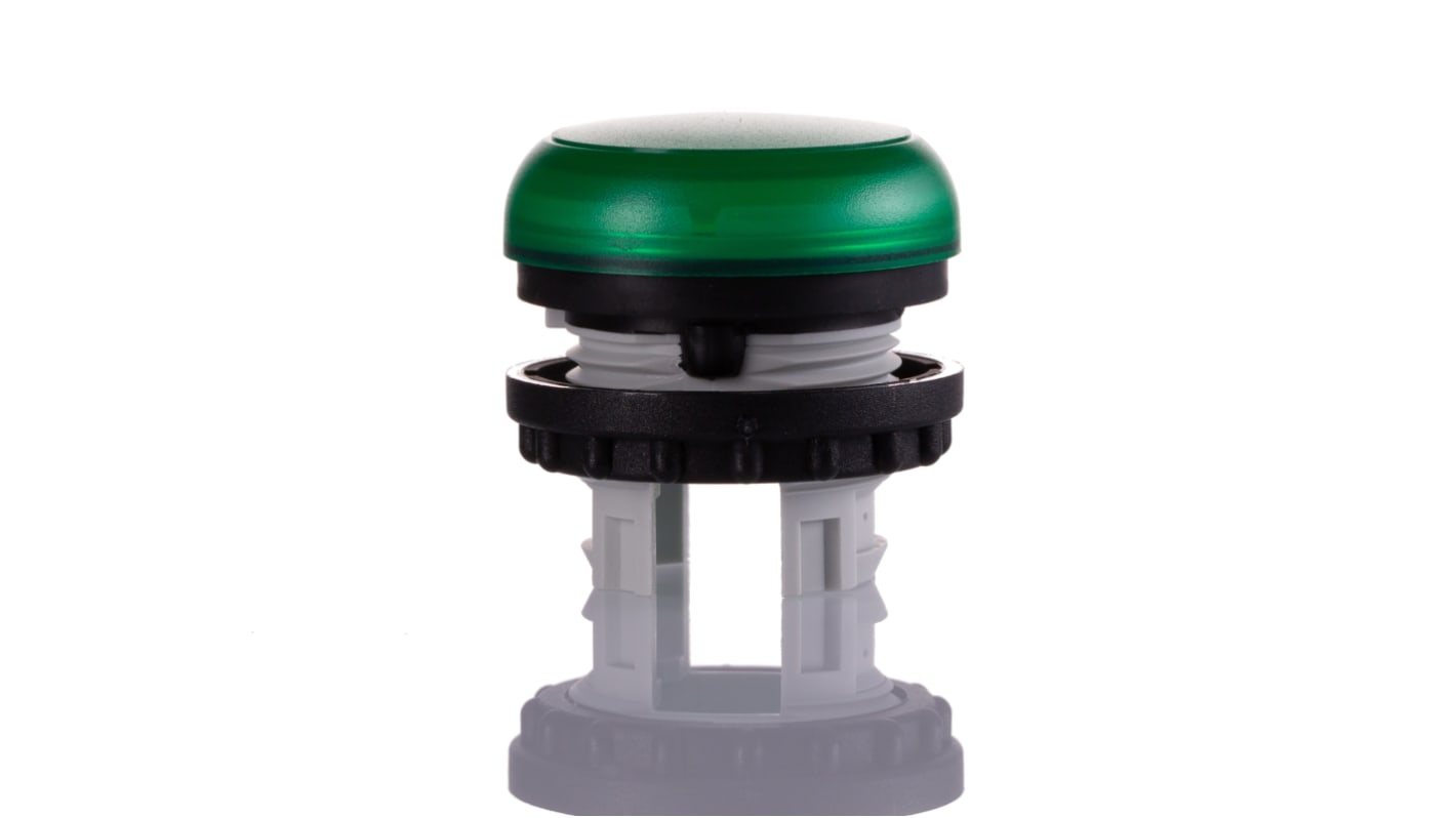 Spia luminosa Eaton serie M22, Verde, montaggio Montaggio a filo