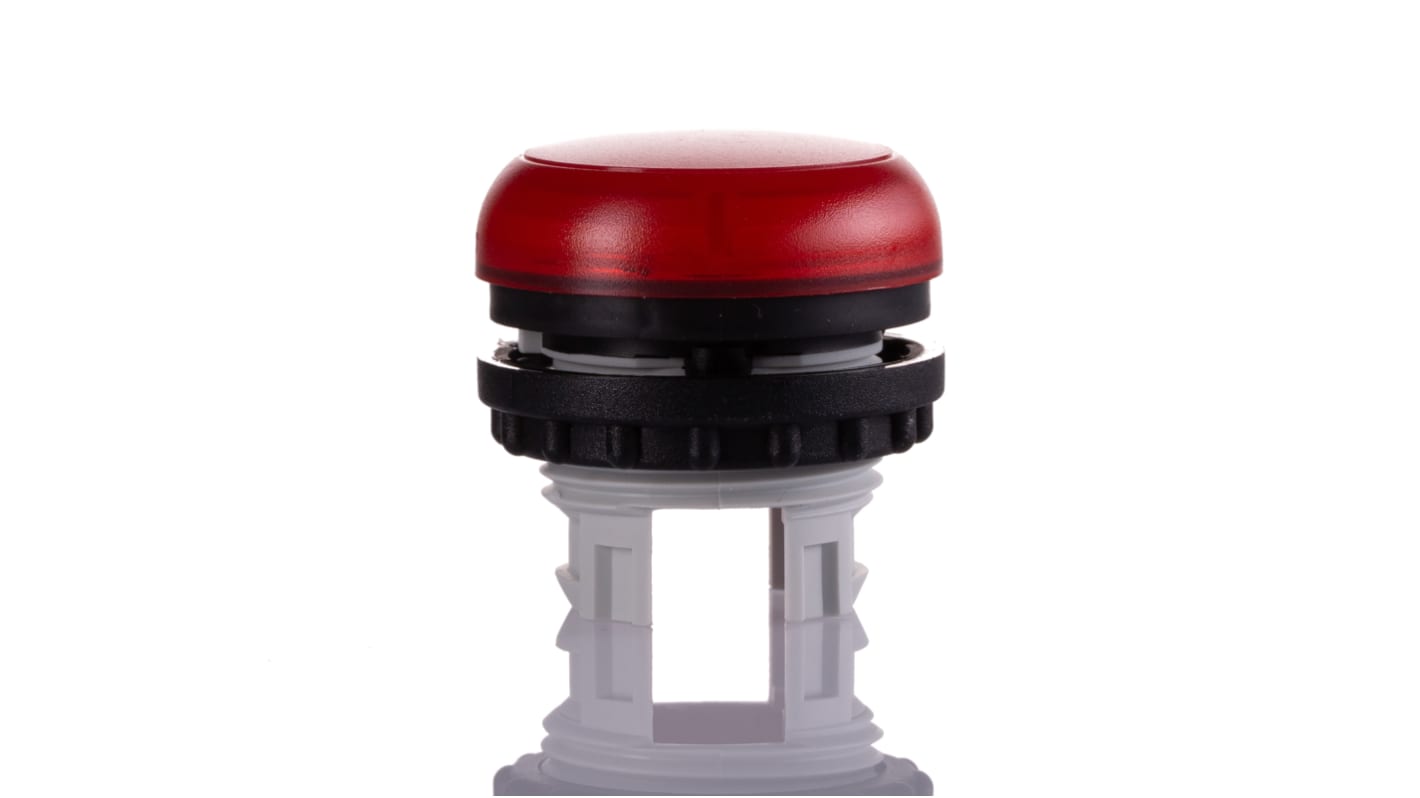 Tête de voyant lumineux Rouge Eaton, série M22, diam. découpe 22.5mm, IP66, IP67, IP69