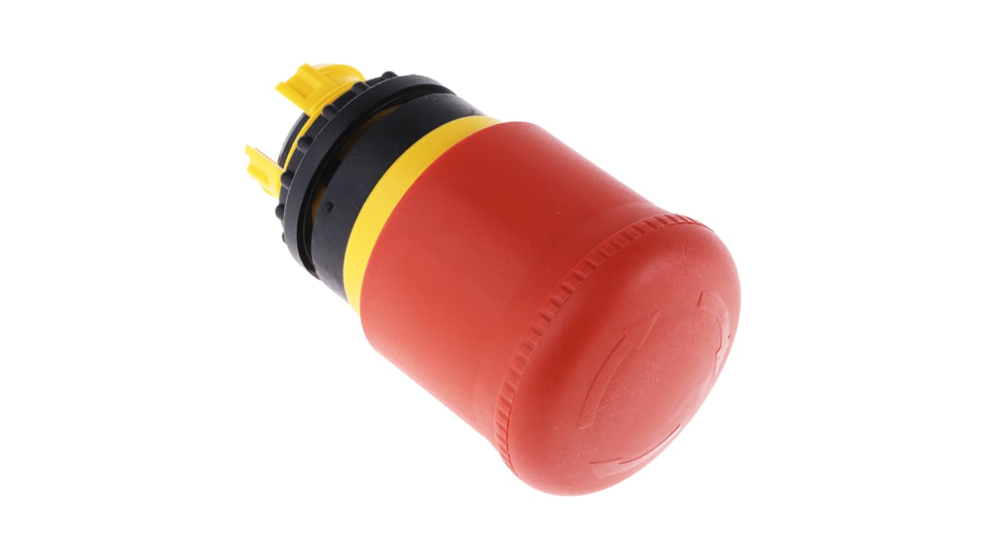 Eaton M22 Series, Twist Release, Emergency Stop Push Button Head 38mm Diameter