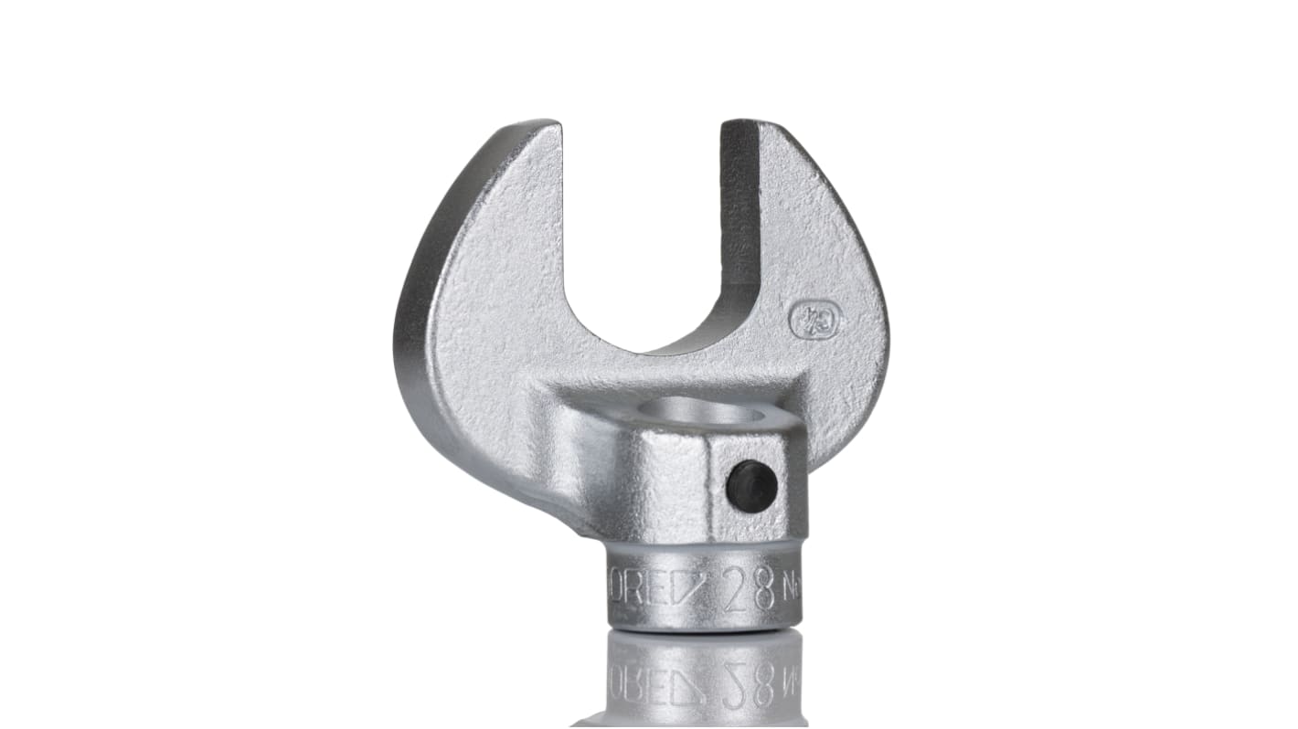 Gedore 8791 Series Hexagon Spanner Head, 28 mm, Chrome Finish