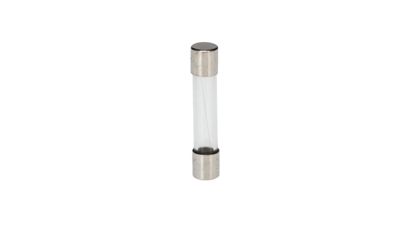 Eaton 500mA F Glass Cartridge Fuse, 6.3 x 32mm