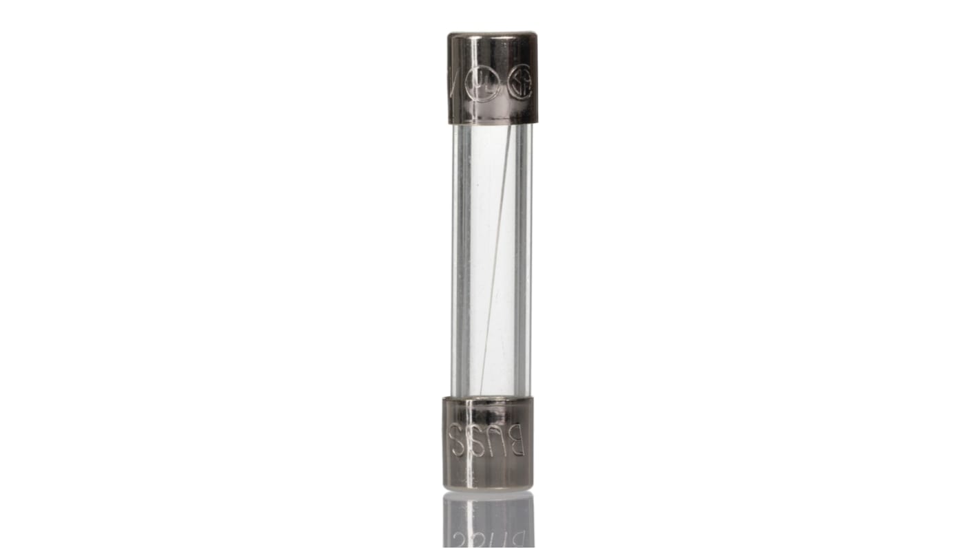 Eaton 6A F Glass Cartridge Fuse, 6.3 x 32mm