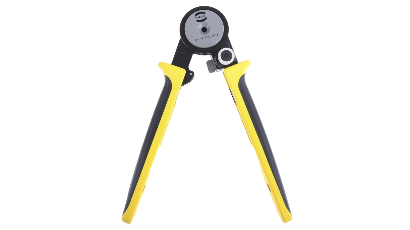 HARTING Han-Yellock Hand Crimp Tool for Han C Connector Contacts, Han D Connector Contacts, Han E Connector Contacts,
