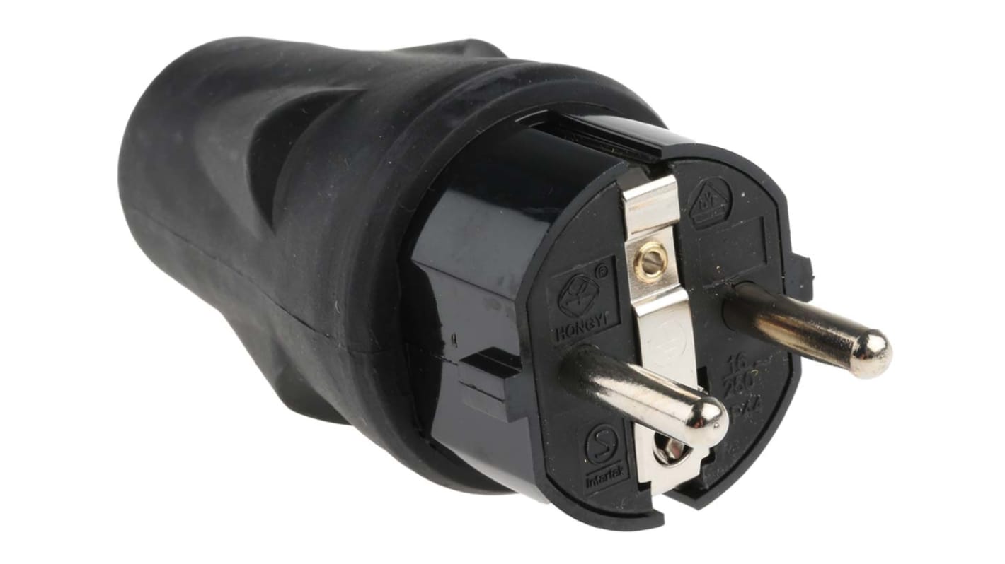 RS PRO French / German Mains Plug, 16A, 250 V