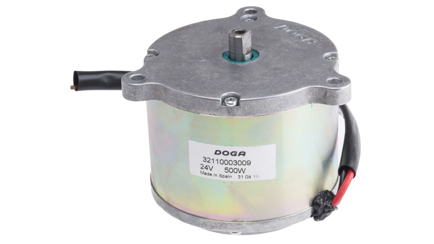 DOGA Brushed DC Motor, 500 W, 24 V dc, 1.9 Nm, 2700 rpm