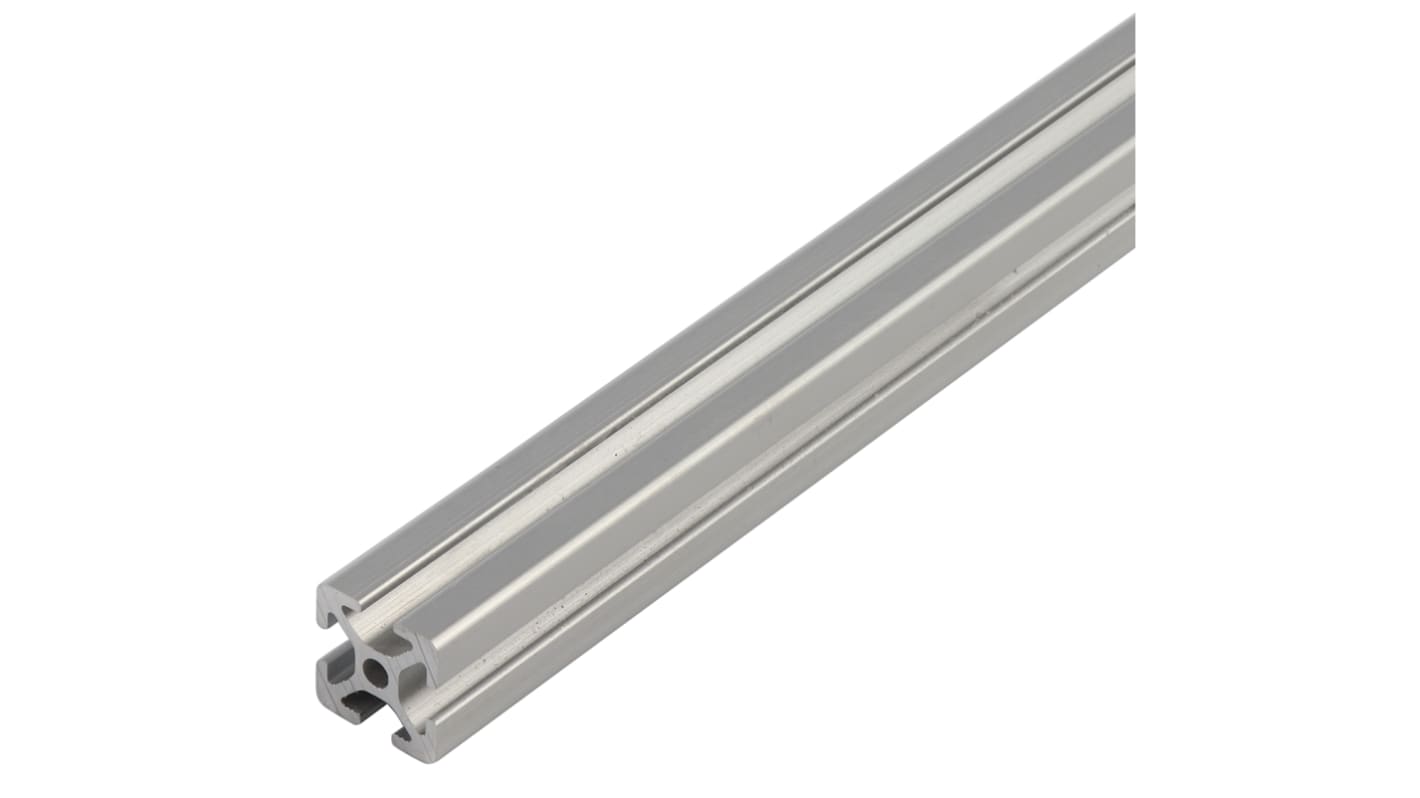 RS PRO Serie 2 Alu Strebenprofil 20 x 20 mm, 4-fach Nut 5mm, Länge 1000mm
