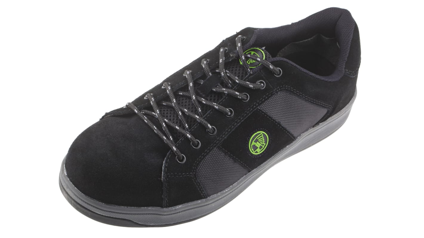 RS PRO Men's Black Steel Toe Capped Safety Trainers, UK 11, EU 45
