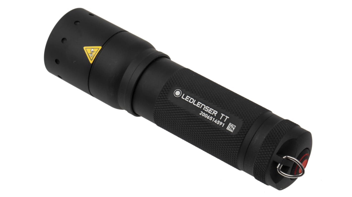 LEDLENSER 手电筒, 280 lm, LED, 3 节 AAA 电池电池, 黑色, TT