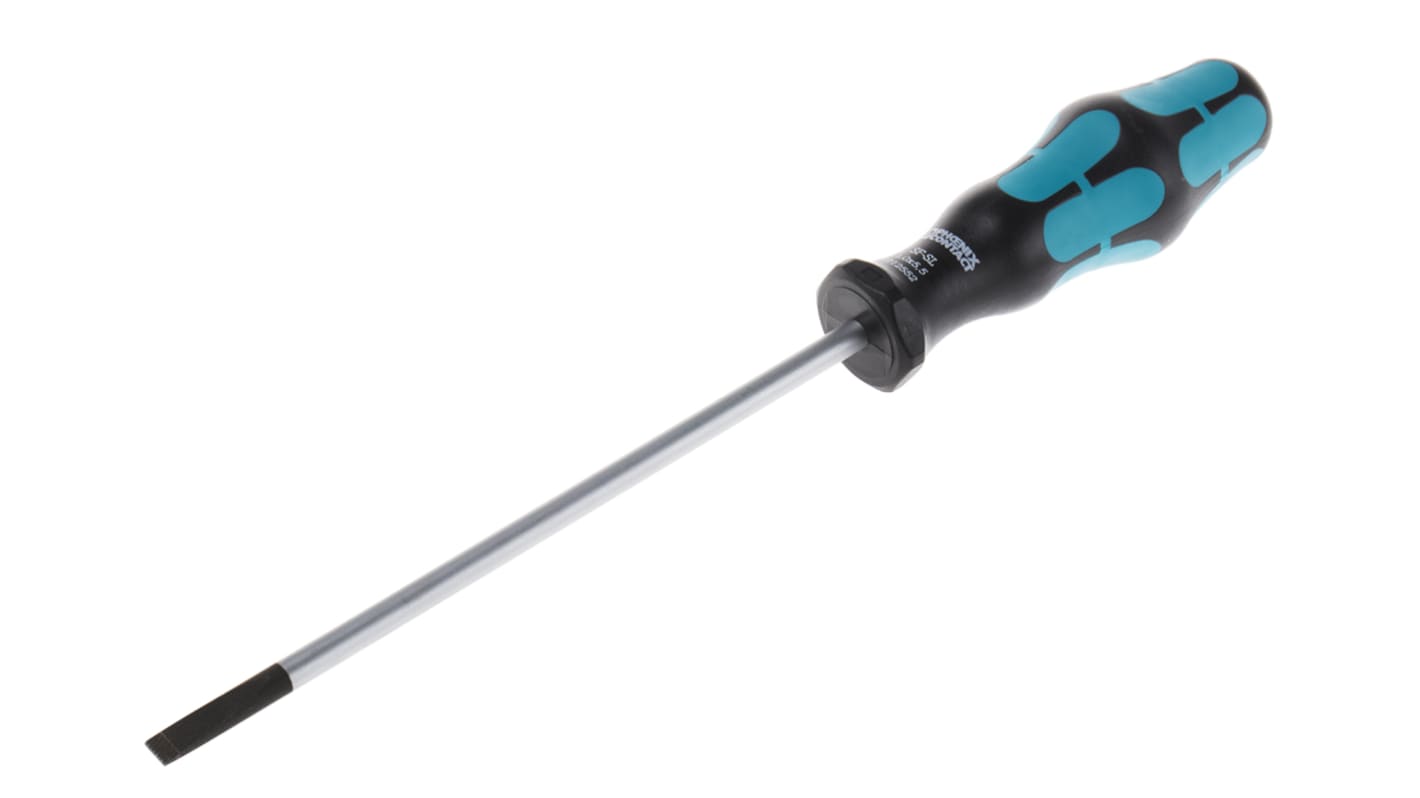 Phoenix Contact Slotted  Screwdriver, 5.5 x 1 mm Tip, 150 mm Blade, 248 mm Overall