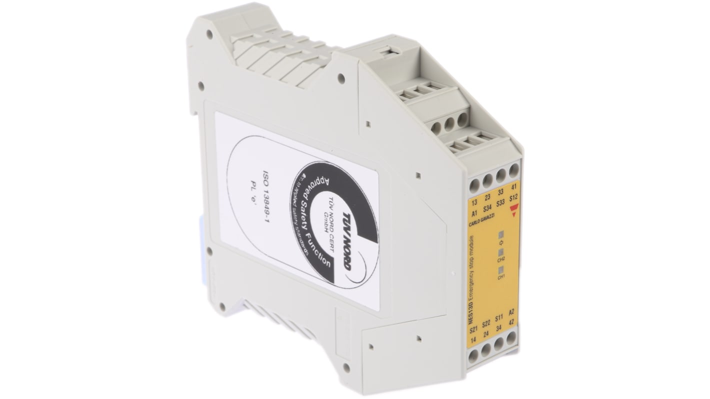 Carlo Gavazzi NES Safety Relay 24V ac/dc, Dual-Channel